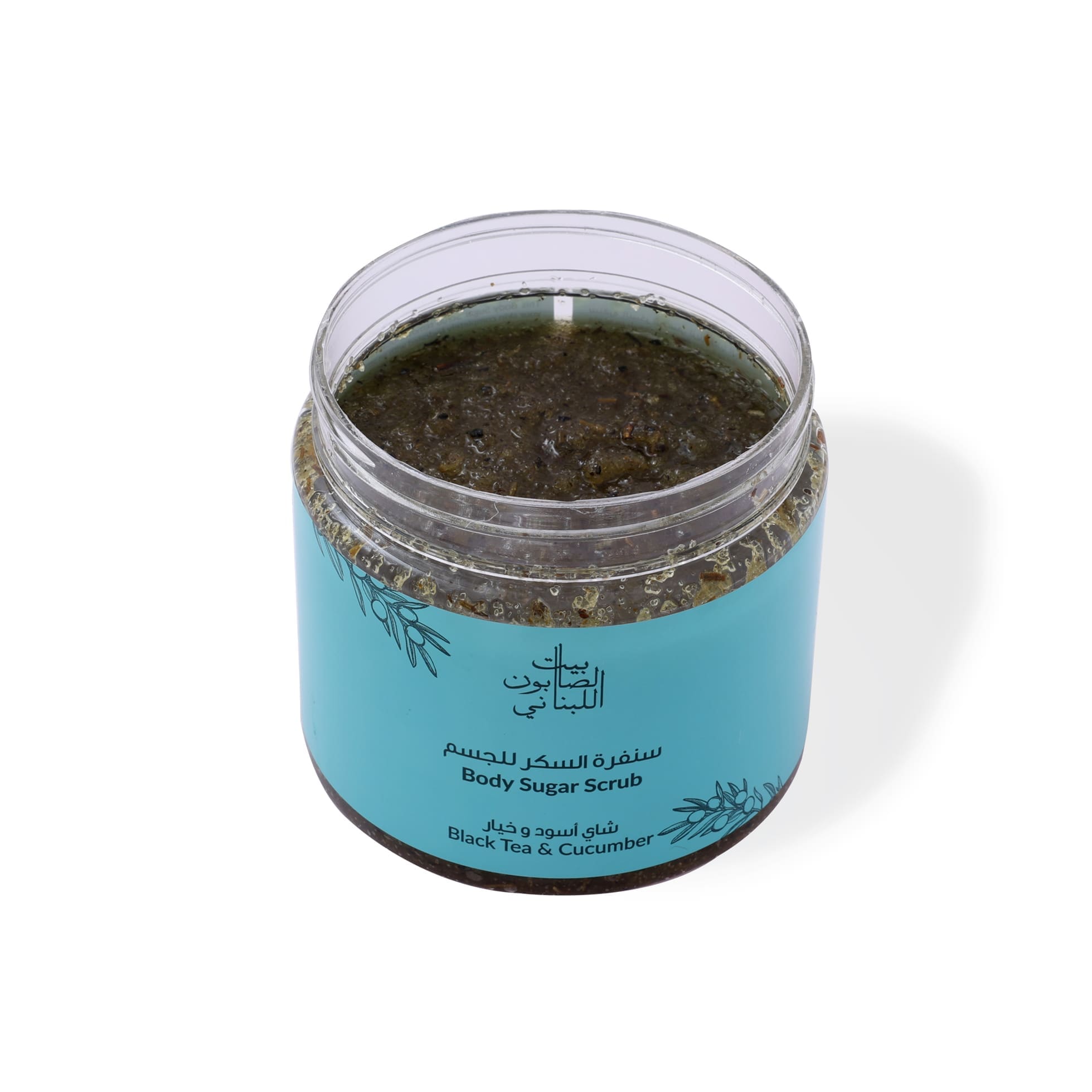 Black Tea & Cucumber Body Sugar Scrub 500g