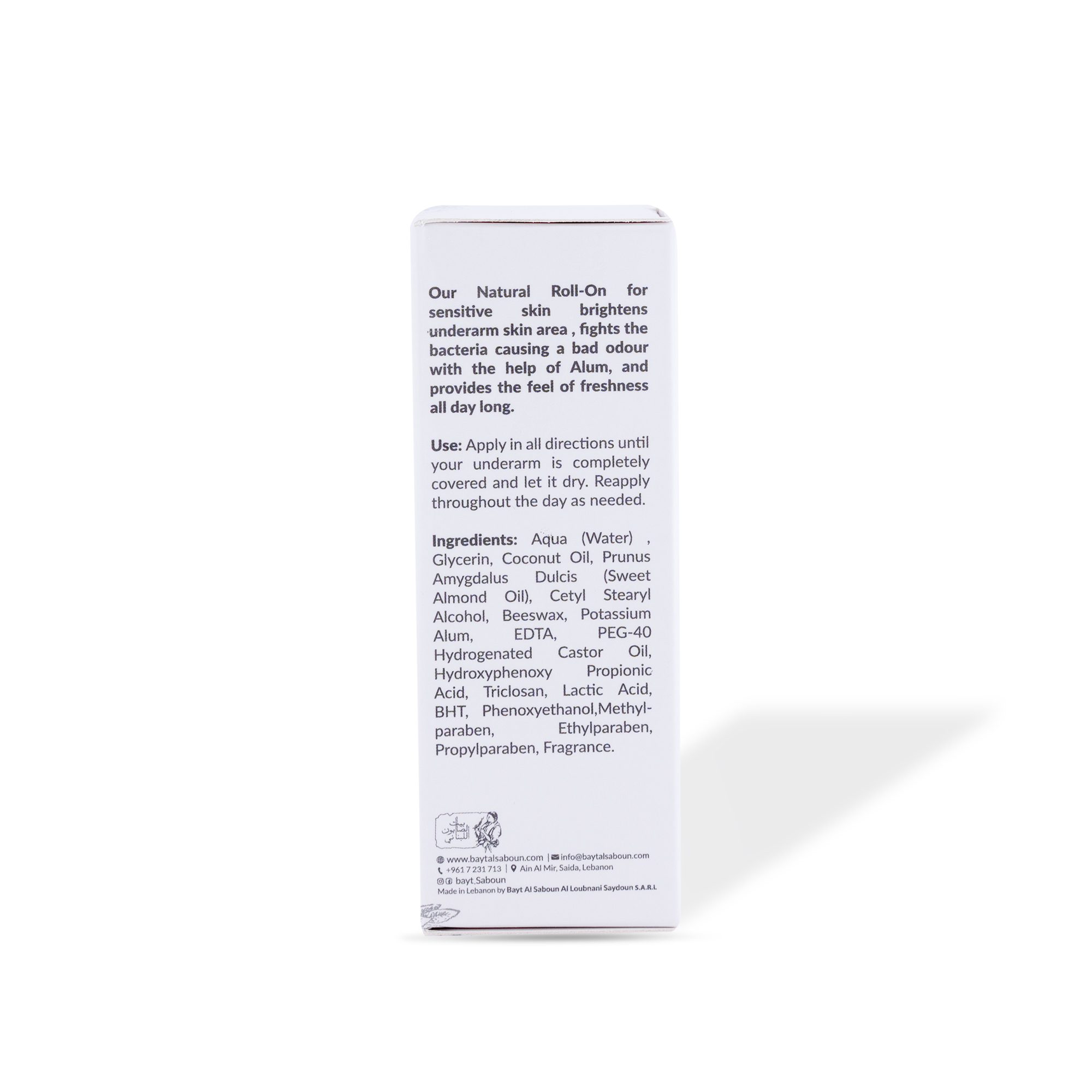 Alum Brightening Roll-on Deodorant 50ml