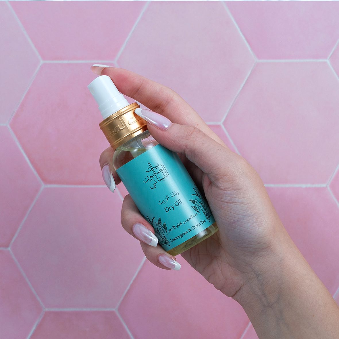 Lemongrass & Green Tea Scented Dry Oil 80ml