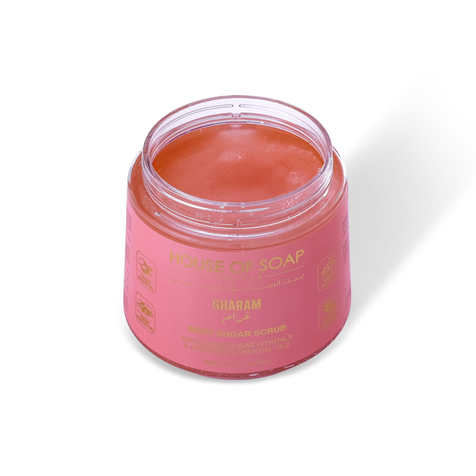 Gharam Body Sugar Scrub 500g