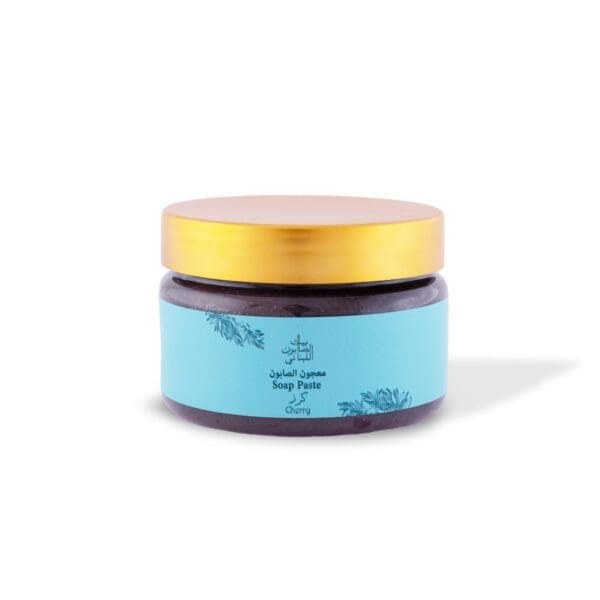 Front of naturally luxurious, fragrant and handmade skincare Cherry Soap Paste by House of Soap