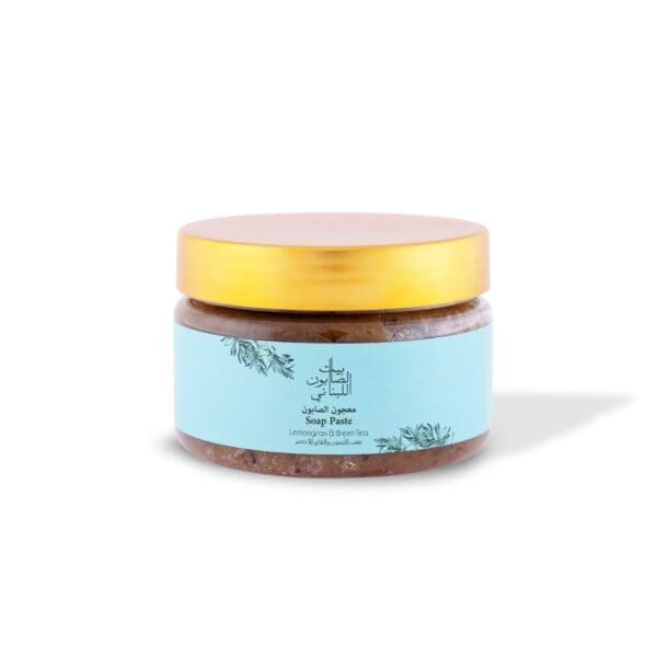 Naturally luxurious, fragrant and handmade skincare Lemongrass & Green Tea Soap Paste by House of Soap