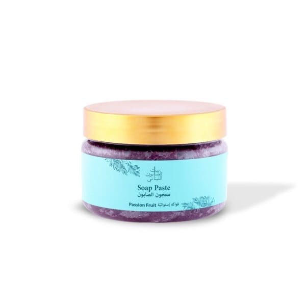 Front of naturally luxurious, fragrant and handmade skincare Passion Fruit Soap Paste by House of Soap