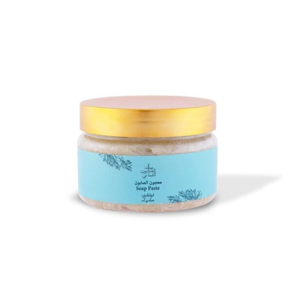 Front of naturally luxurious, fragrant and handmade skincare Lychee Soap Paste by House of Soap