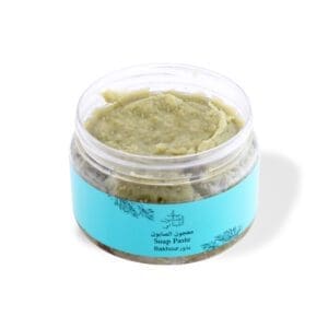 Open shot of naturally luxurious, fragrant and handmade skincare Lychee Soap Paste by House of Soap