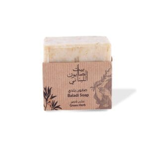 Naturally luxurious, fragrant and handmade skincare Green Herb Baladi Soap by House of Soap