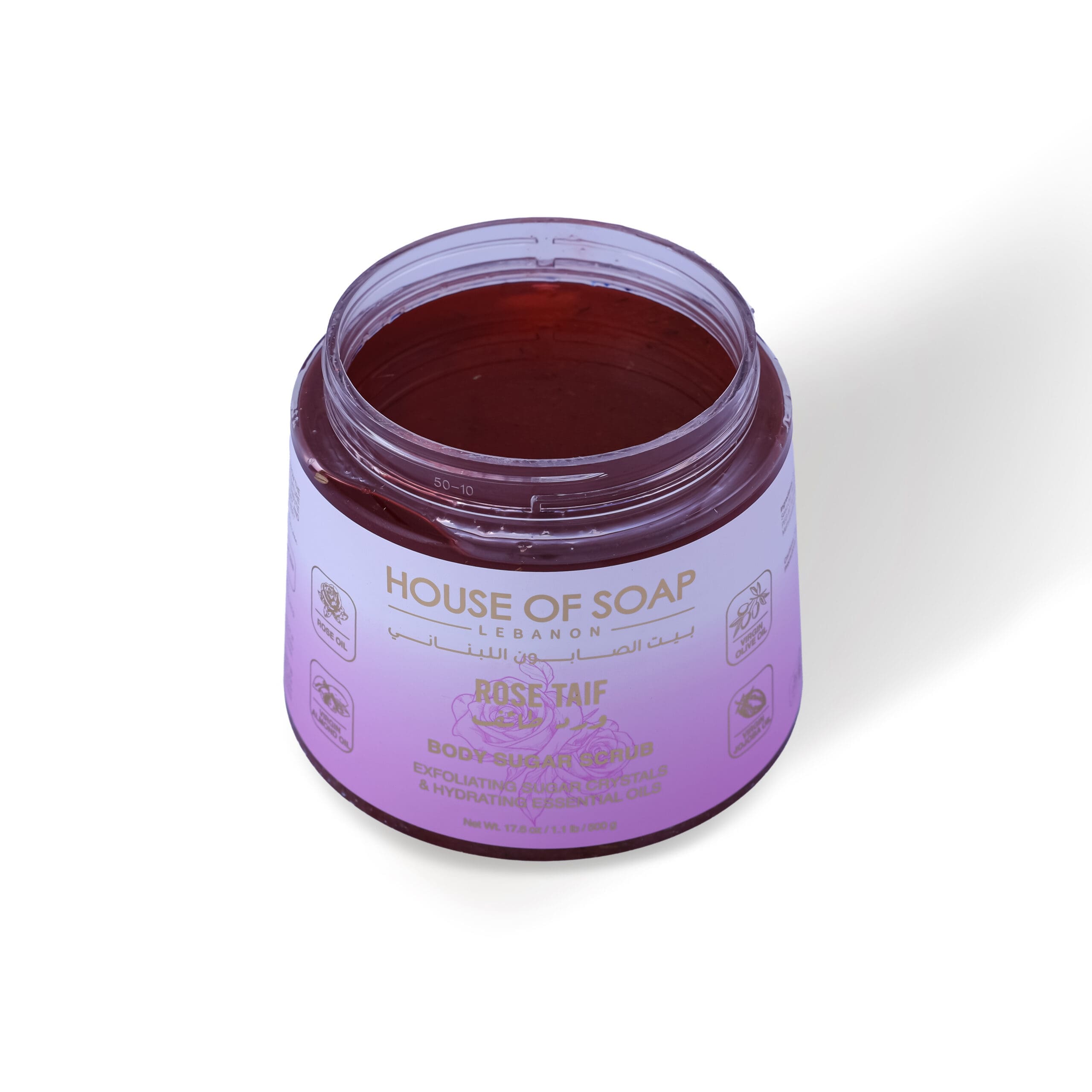 Rose Taif Body Sugar Scrub 500g