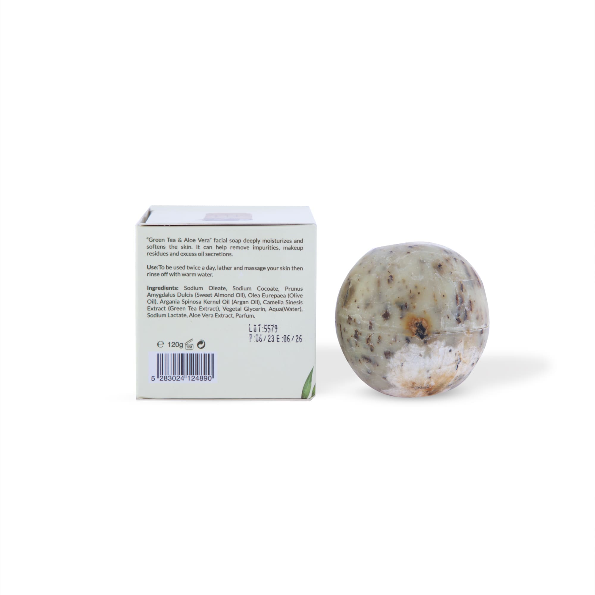 Green Tea & Aloe Vera Face Soap 120g