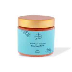 Naturally luxurious, fragrant and handmade skincare Papaya Body Sugar Scrub by House of Soap