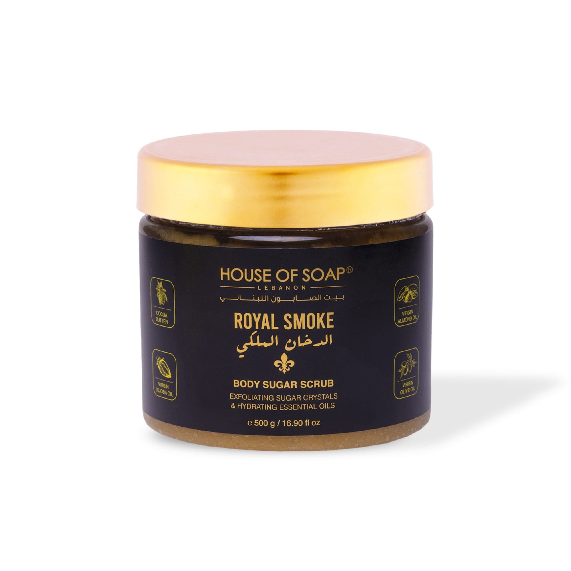 Royal Smoke Body Sugar Scrub 500g