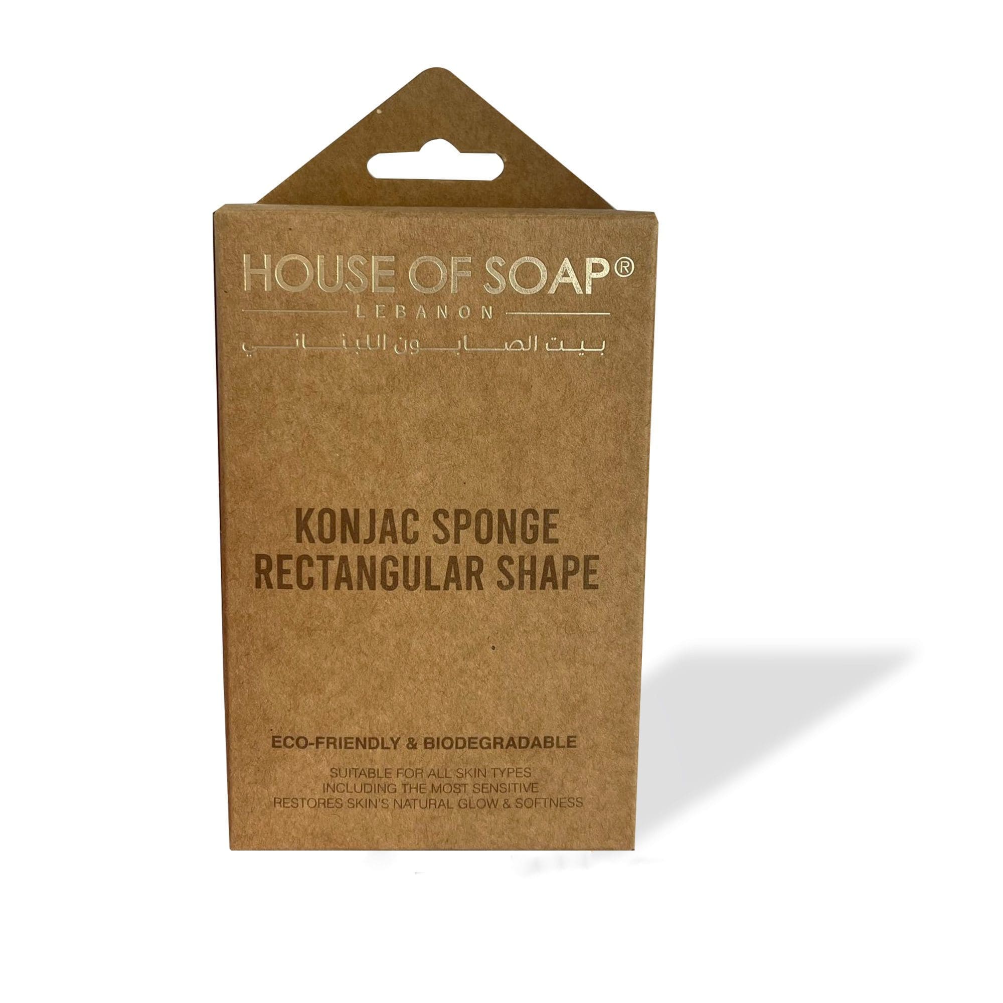 Konjac Sponge - Rectangular