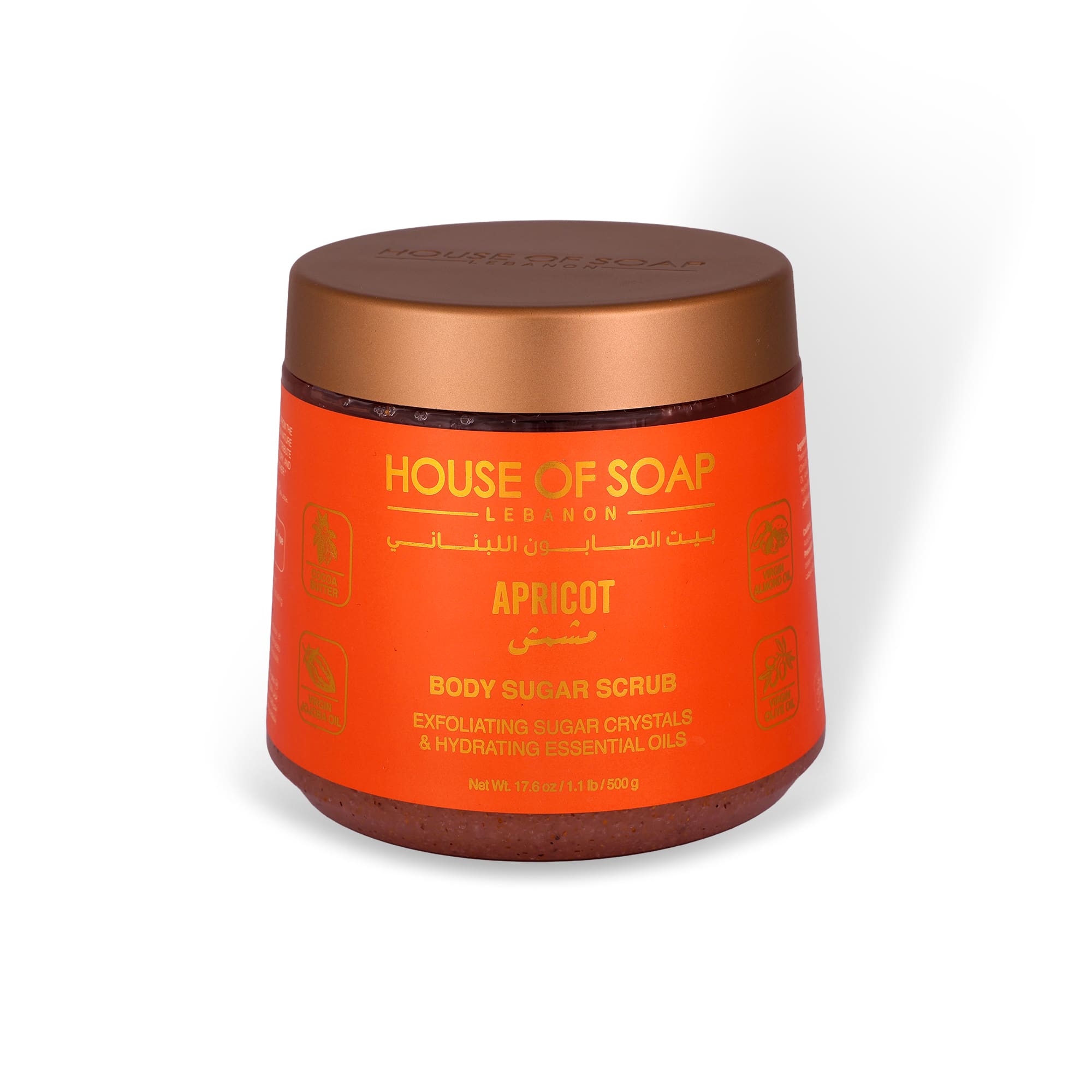 Apricot Body Sugar Scrub 500g